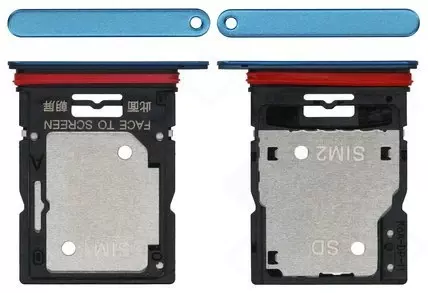 Xiaomi Redmi Note 12 Pro Sim / SD Karten Halter (Halterung) glacier blue (blau)