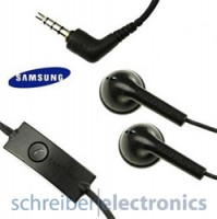 Samsung Stereo Headset mit Mikro EHS61 schwarz Kopfhörer
