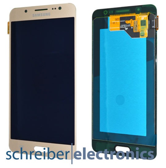 Samsung J510 Galaxy J5 (2016) Display mit Touchscreen gold