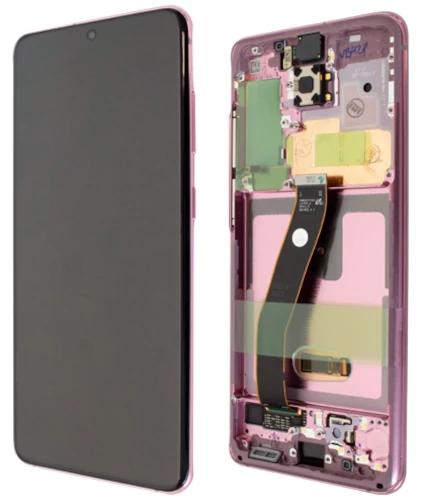 Samsung G980 Galaxy S20 Display mit Touchscreen pink