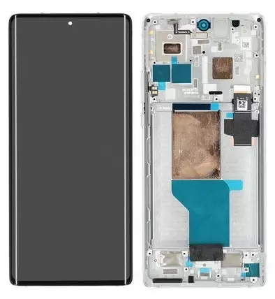 Motorola Edge 30 Ultra Display mit Touchscreen weiss