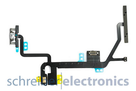 Apple iPhone 8 / SE 2020 Seiten-Tasten Flexkabel mit Mikro