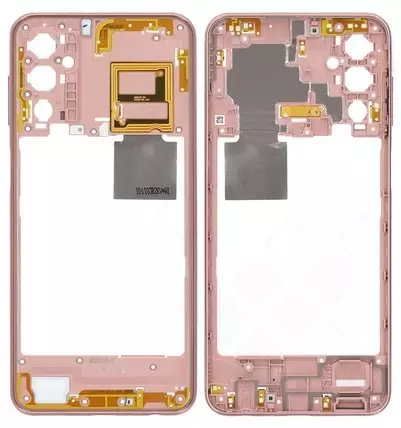Samsung M236 Galaxy M23 Mittel Gehäuse Rahmen orange