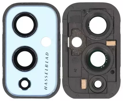 Oneplus 9 Kamera Gehäuse (Blende) mit Kamerascheibe blau