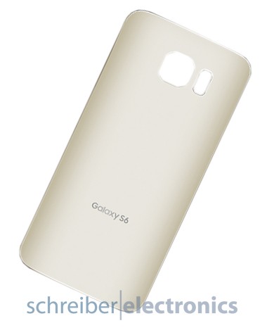 Samsung G925 Galaxy S6 edge Akkudeckel / Rückseite gold