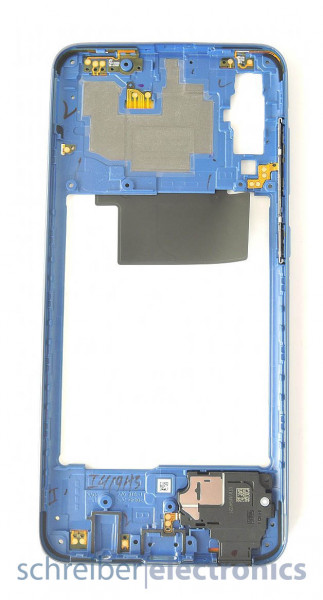 Samsung A705 Galaxy A70 Mittelgehäuse (Rahmen) blau