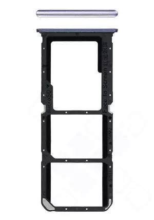 Oppo A54 5G / A74 5G Sim / SD Karten Halter (Halterung) lila