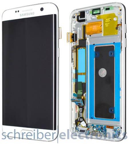 Samsung G935 Galaxy S7 edge Display mit Touchscreen weiss