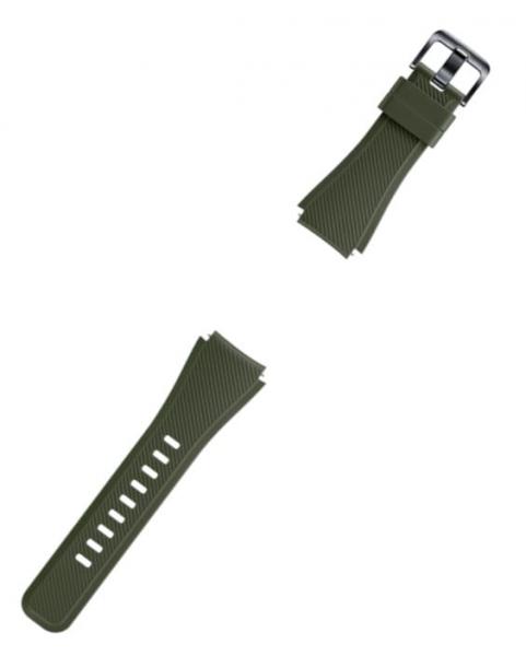 Samsung R760 R765 Gear S3 Frontier Armband grün M 2-teilig