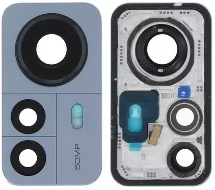 Xiaomi 12 pro Kamera Scheibe (Glas) mit Blende blau