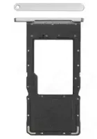 Samsung T220 Galaxy Tab A7 Lite SD Speicherkarten Halter (Halterung) silber