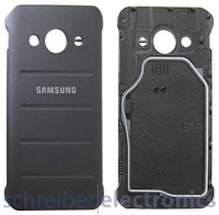 Samsung G388F Galaxy Xcover 3 / VE Akkudeckel (Rücksteite) schwarz silber