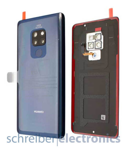 Huawei Mate 20 Akkudeckel (Rückseite) blau Fingerprint