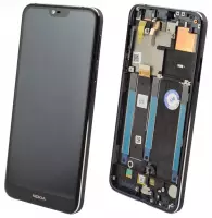 Nokia 7.1 Display mit Touchscreen silber