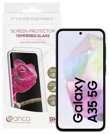 Echtglasfolie für Samsung A356B Galaxy A35 (Hartglas Echtglasschutz)