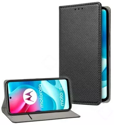 Klapp-Tasche Klassik (Book Style) Motorola Moto G60s schwarz - Schutzhülle