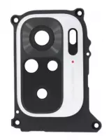 Xiaomi Redmi Note 10 Kamera Rahmen (Blende) mit Scheibe pebble white (weiß)
