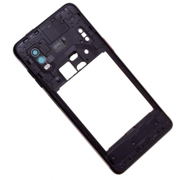 Samsung G715 Galaxy XCover Pro Mittelgehäuse Cover + Kamera Glas (Scheibe)