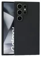 Silikon / TPU Hülle Samsung S928B Galaxy S24 Ultra in candy schwarz - Schutzhülle