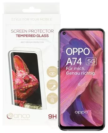 Echtglasfolie für Oppo A54 5G / A74 5G (Hartglas Echtglasschutz)