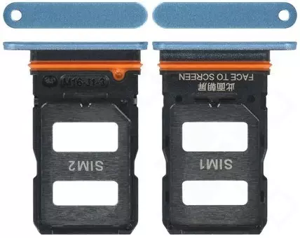 Xiaomi Poco X5 Pro 5G Sim / SD Karten Halter (Halterung) blau