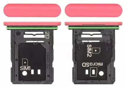 Sony Xperia 10 III Sim / SD Karten Halter (Halterung) pink XQ-BT52