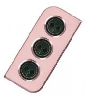 Samsung G991 Galaxy S21 Kamera Gehäuse (Blende Rahmen) pink