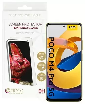 Echtglasfolie für Xiaomi Poco M4 Pro 5G (Hartglas Echtglasschutz)
