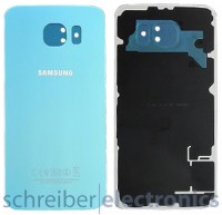Samsung G920 Galaxy S6 Akkudeckel / Rückseite blau