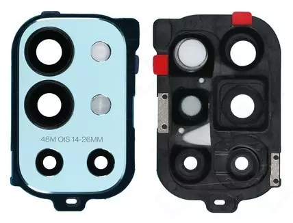 Oneplus 9R Kamera Gehäuse (Blende) + Kamera Scheibe blau