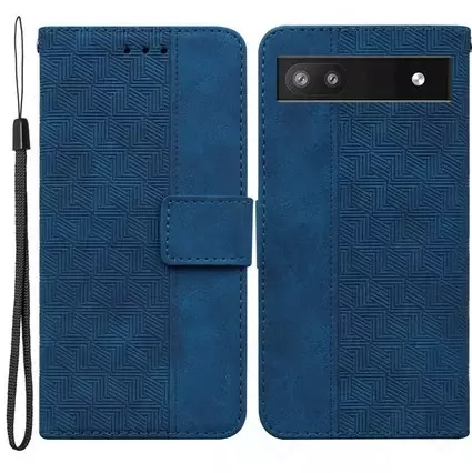 Klapp-Tasche Klassik (Book Style) Google Pixel 6a blau - Schutzhülle
