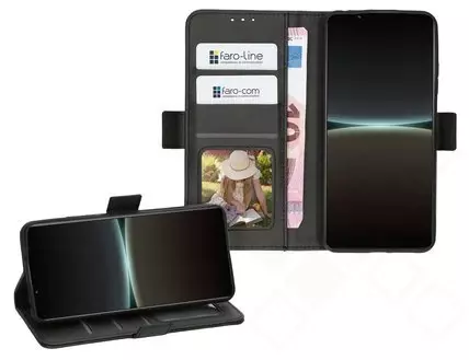 Klapp-Tasche Klassik (Book Style) Xiaomi 11 Lite 5G NE schwarz - Schutzhülle