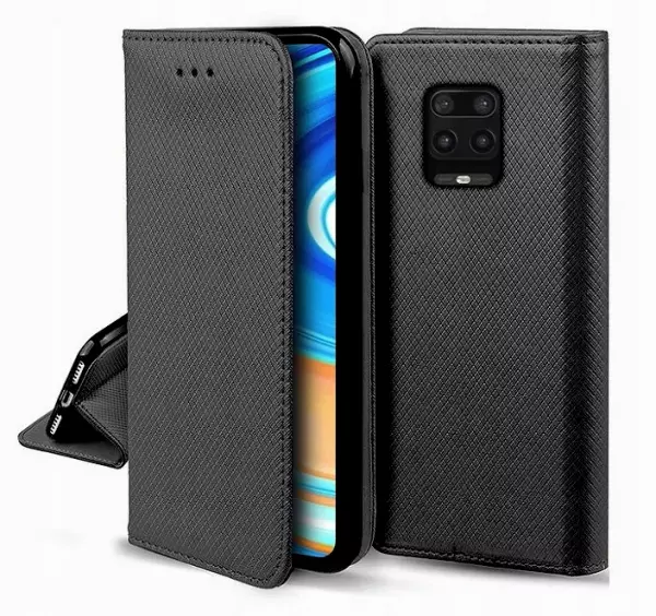 Klapp-Tasche (Book Style) ultra dünn Samsung Galaxy A52 A52s classy schwarz - Schutzhülle