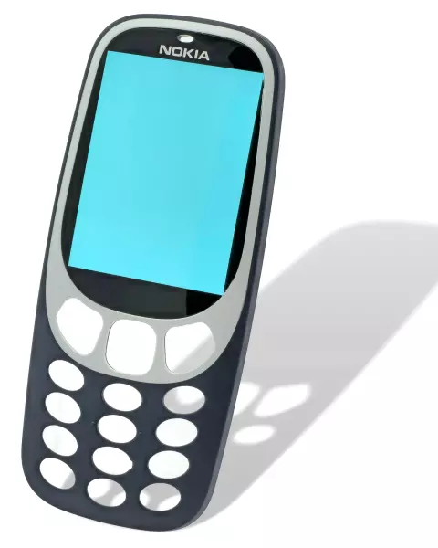Nokia 3310 Cover (Gehäuse Oberschale) blau