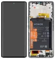 Honor Magic5 Lite 5G Display mit Touchscreen silber